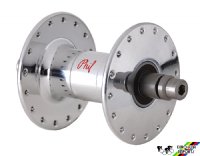 Phil Wood Standard High Flange Silver Front Track Hub