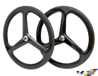 Cobra Carbon Tri-Spoke Tubular Wheelset