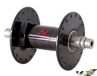 Phil Wood Standard High Flange Black Front Track Hub