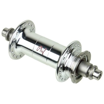 Phil Wood Fixed/Free Low Flange Silver Track Hub REAR