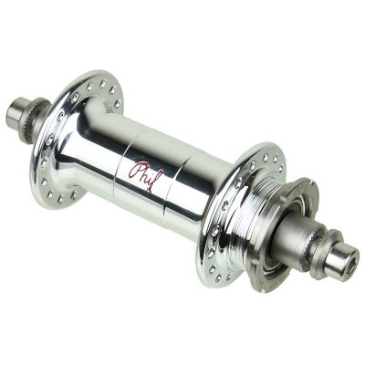 Phil Wood Fixed/Fixed Low Flange Silver Track Hub REAR