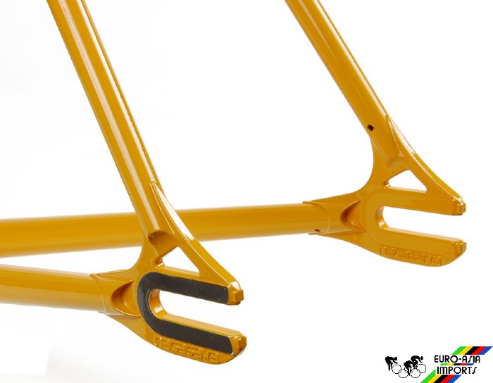 Lugged steel hot sale track frame