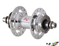 Phil Wood SLR Fixed/Fixed High Flange Silver Track Hub REAR