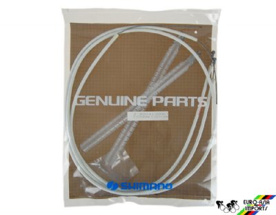 105 1055 Brake Cable and White Housing Set